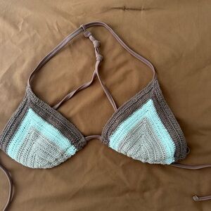 Crochet bikini top